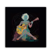 Floral Wrapped Canvas Wall Decor
